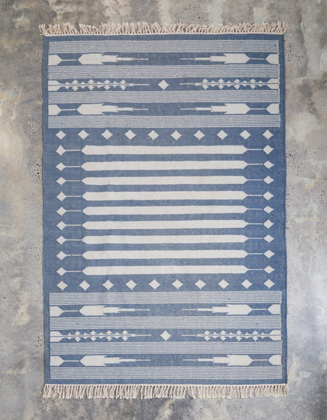 Arrow Head Flat Weave Rug