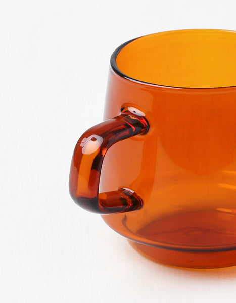 Amber Glass Mug