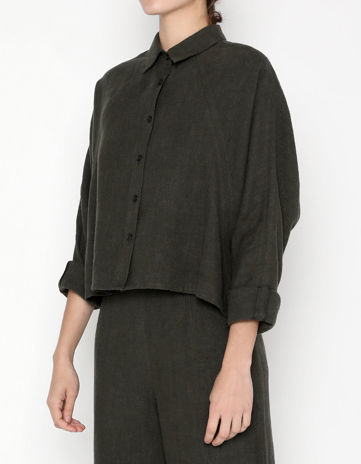 Wolves Within - CROPPED SHIRT JACKET WOLVES WITHIN 7115 BY SZEKI