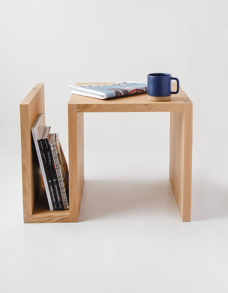 White Oak Side Table